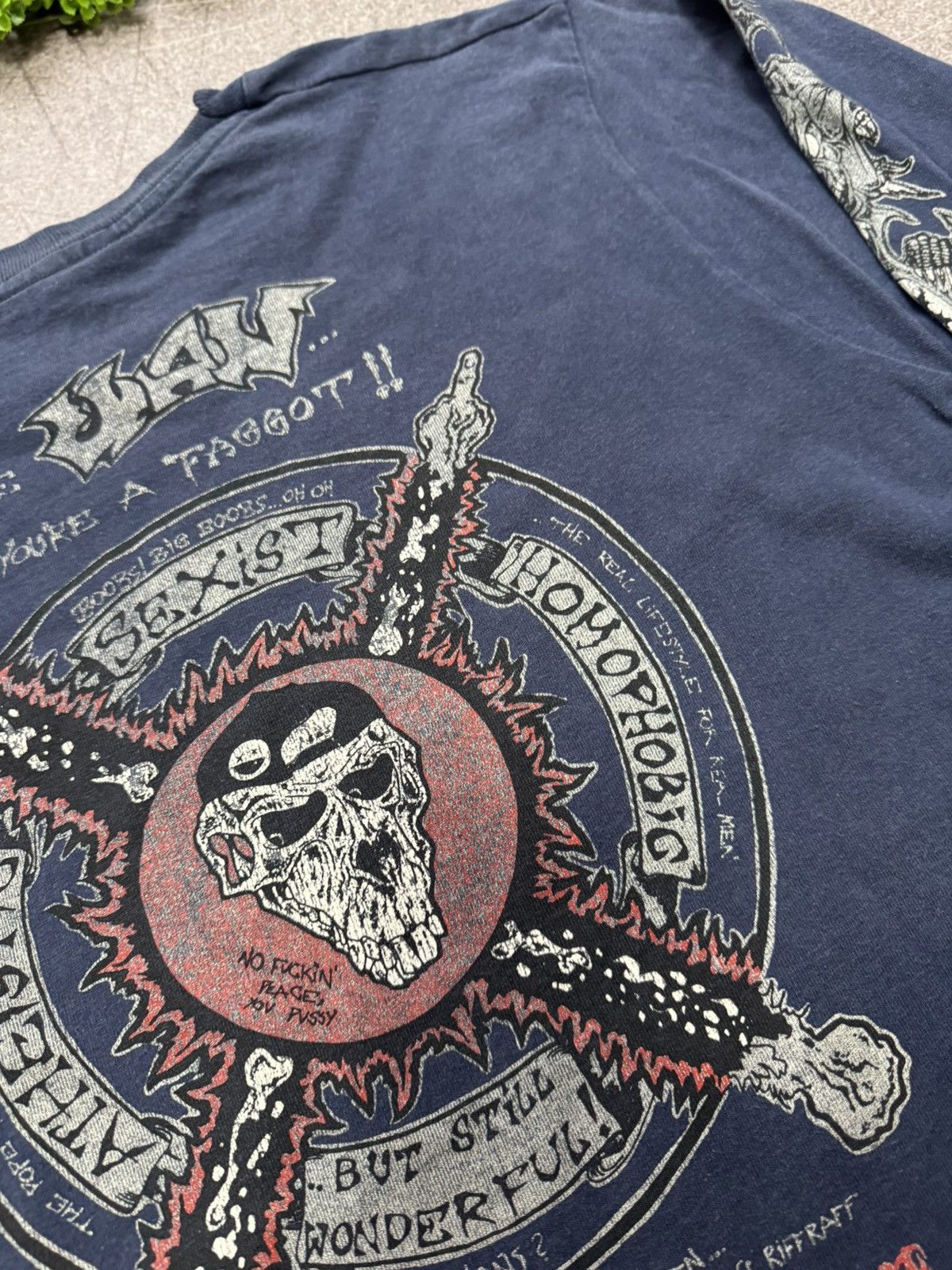 Other Vintage KEEP YOUR DISTANCE Long Sleeve 90s Punk Avantgarde Size US L / EU 52-54 / 3 - 13 Thumbnail