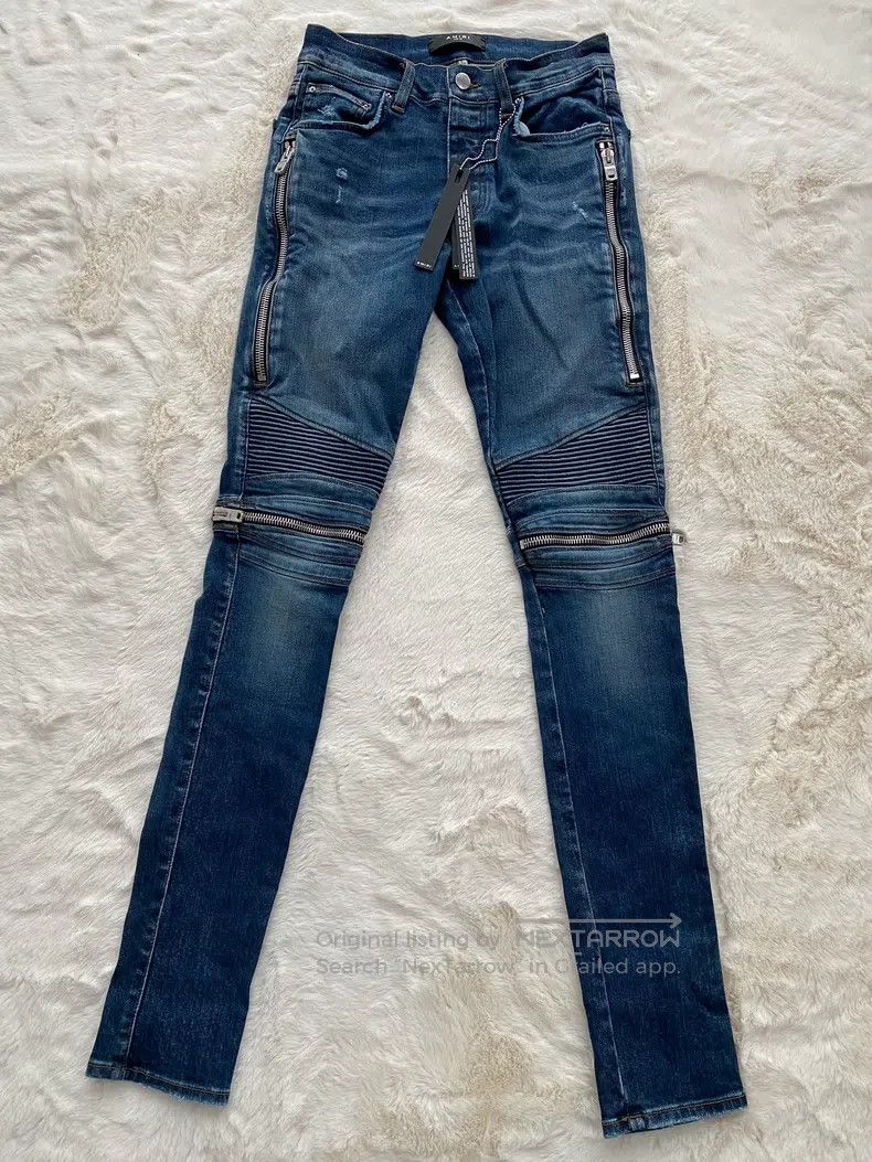Amiri Amiri Size 29 Washed blue mx2 jeans Size US 29 - 1 Thumbnail