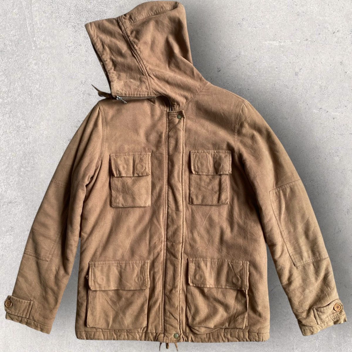Helmut Lang AW99 Vintage Cotton Field Jacket Size US S / EU 44-46 / 1 - 1 Thumbnail