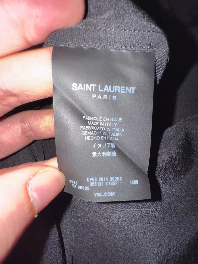 Saint Laurent Paris Saint Laurent Paris Size 38 Leopard Print Silk Shirt i Size US S / EU 44-46 / 1 - 4 Thumbnail
