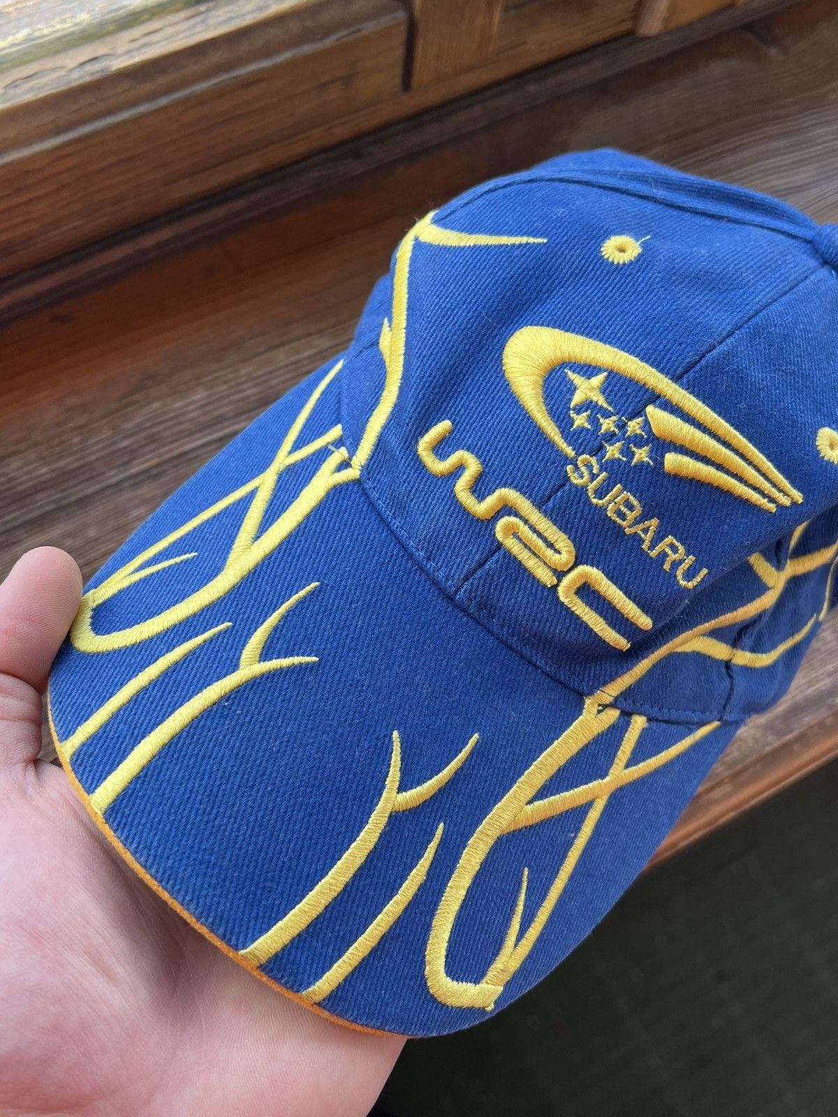 Hat Club Vintage Subaru flame racing cap WRC Size ONE SIZE - 4 Thumbnail