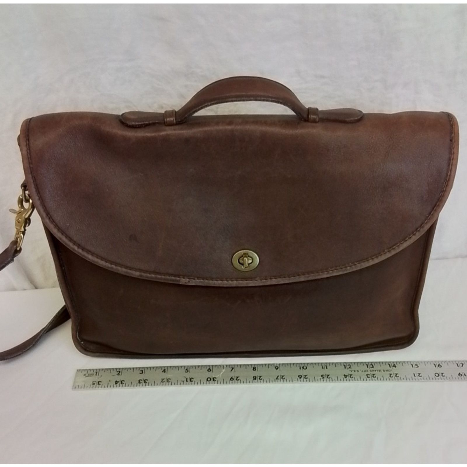 Coach Coach Leather Lexington Briefcase Messenger Mahogany VTG 90s Size ONE SIZE - 13 Thumbnail