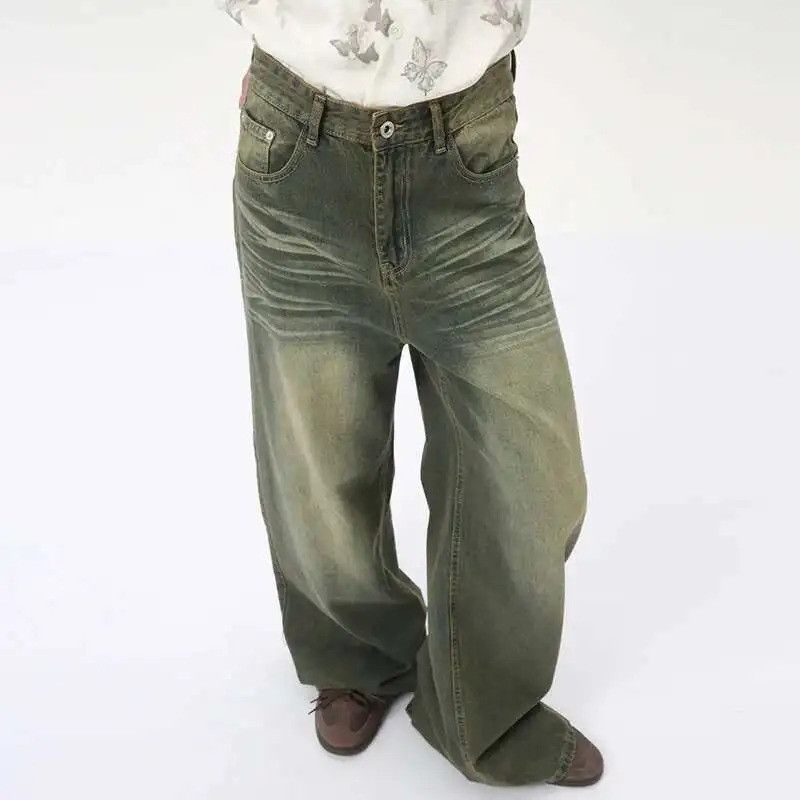 Jean Streetwear Fashion Loose Straight Denim Size US 32 / EU 48 - 3 Thumbnail