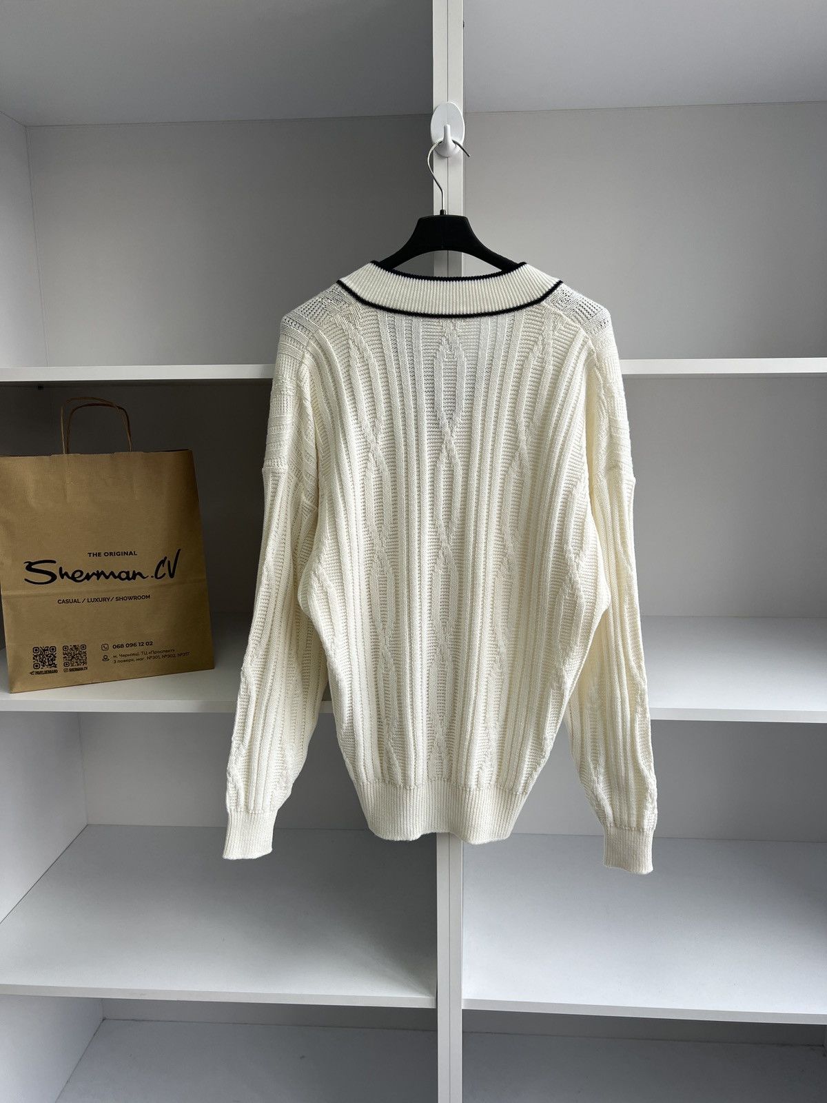 Adidas × Vintage Vintage Adidas Knitted Wool 90s Sweater Size US L / EU 52-54 / 3 - 11 Thumbnail