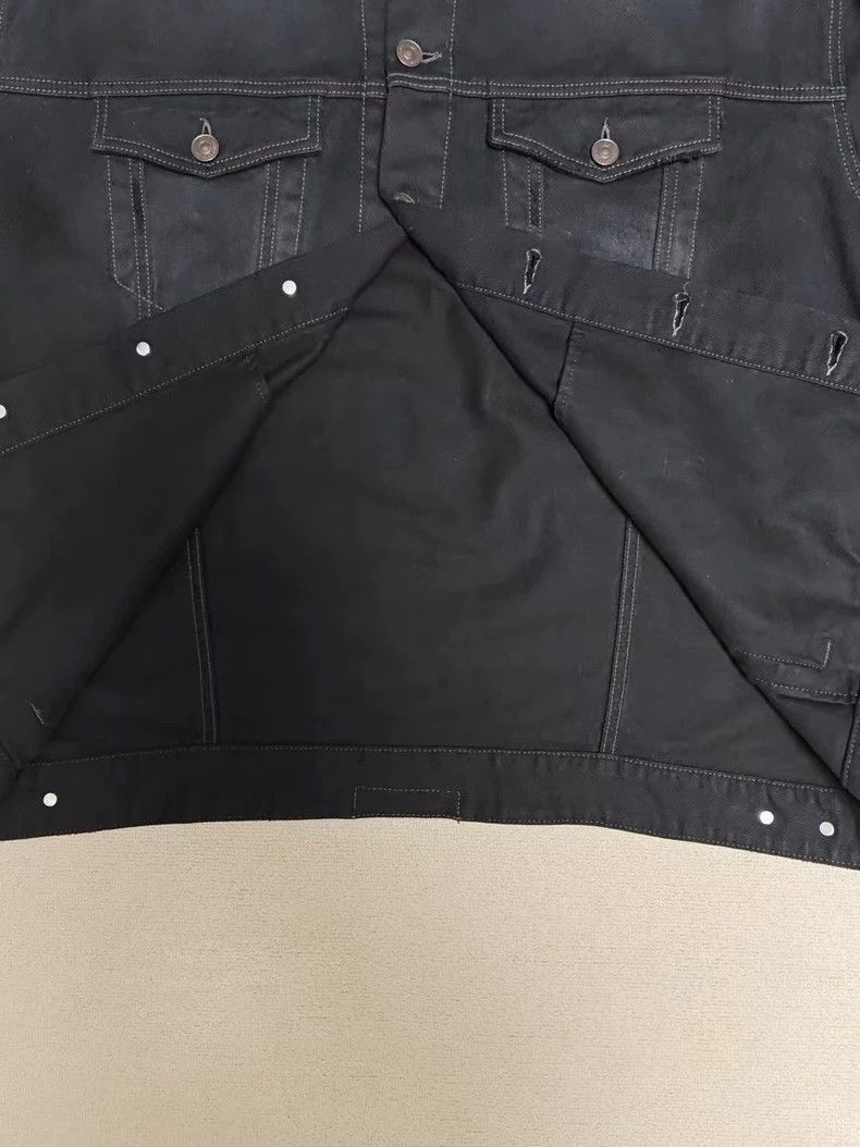 Balenciaga Balenciaga x Adidas fashion show washed black denim jacket- Size US S / EU 44-46 / 1 - 3 Thumbnail