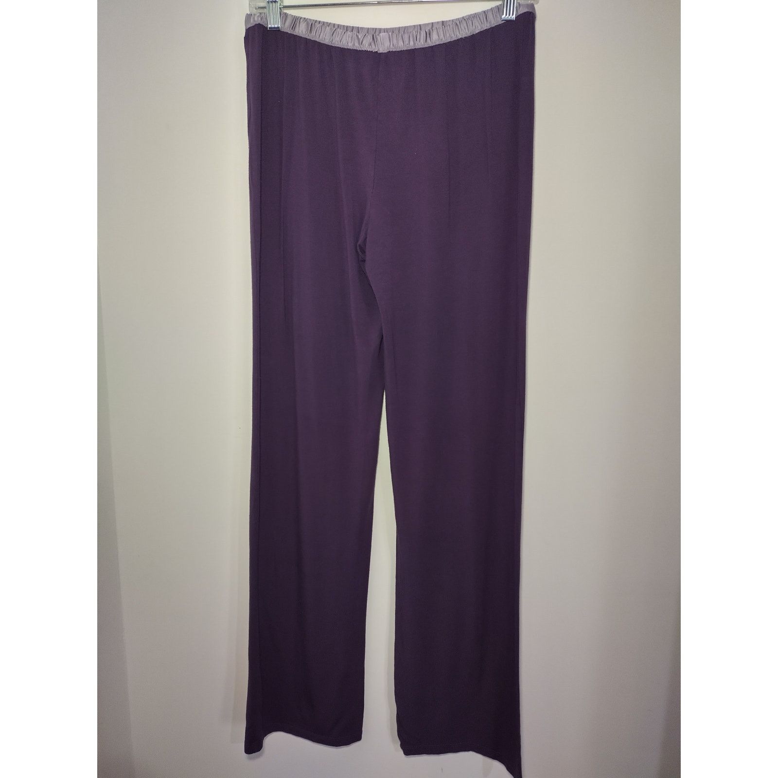 Calvin Klein Calvin Klein Womens Lounge Pants Straight Leg Purple Small Size ONE SIZE - 2 Thumbnail