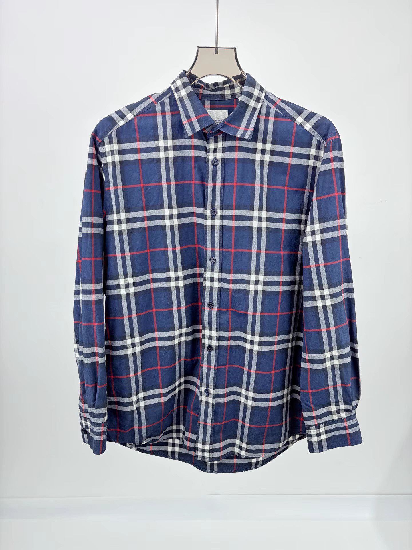 Burberry BURBERRY Check Long Sleeve Shirt K1 Size US L / EU 52-54 / 3 - 1 Thumbnail