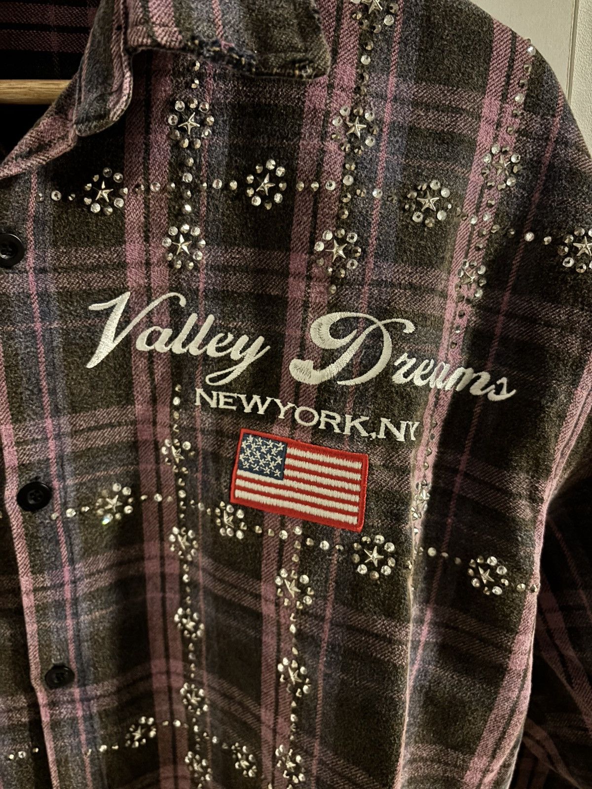 Vale Vale Forever Purple Rain Flannel Size US L / EU 52-54 / 3 - 2 Thumbnail