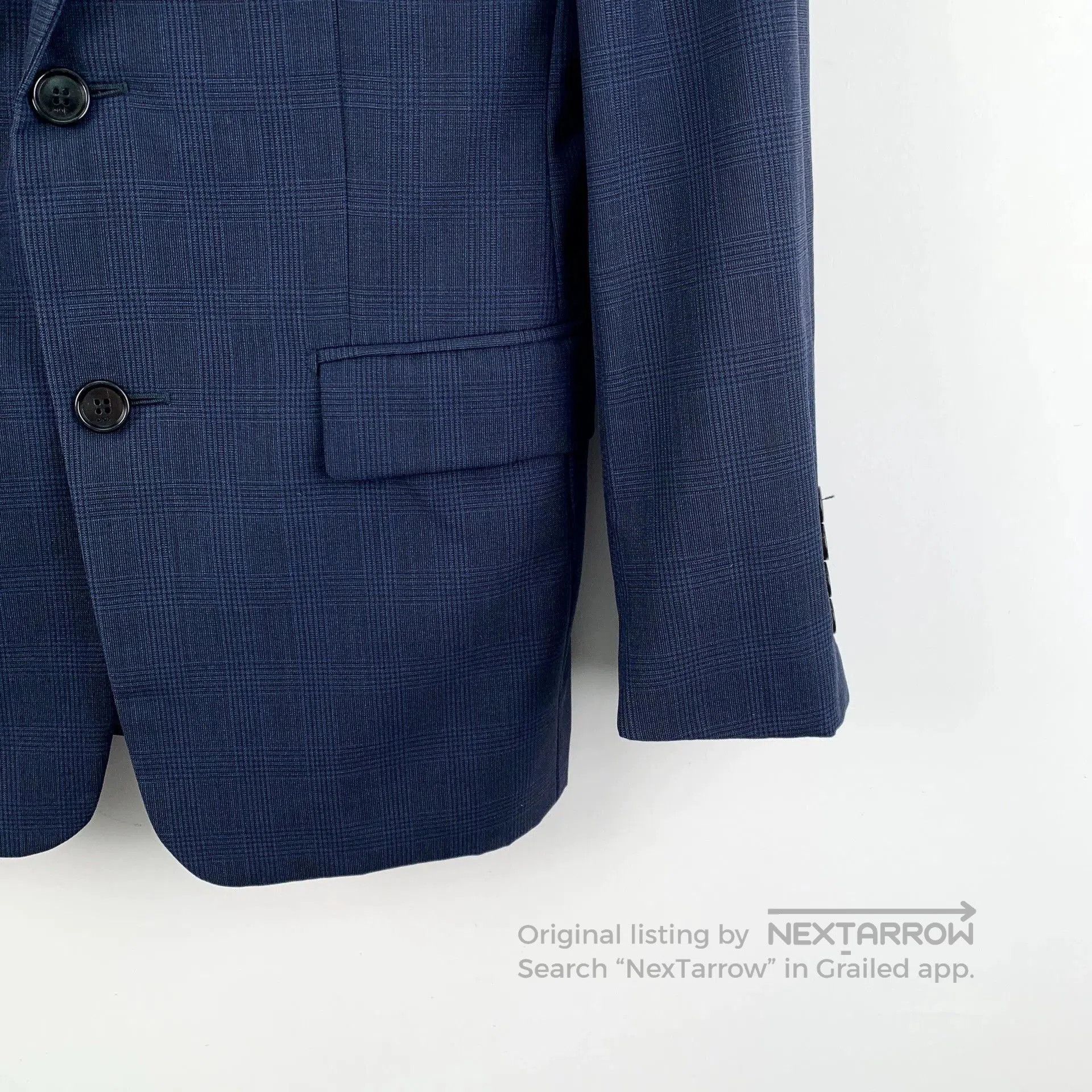 Dior dior navy wool long sleeve blazer. Size US L / EU 52-54 / 3 - 4 Thumbnail