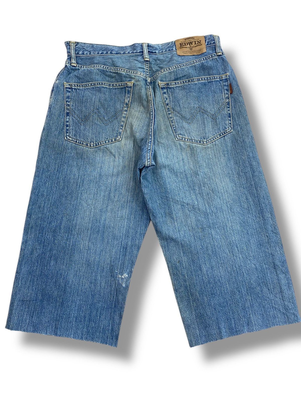 Edwin Edwin Mud Wash Style Cutt Off Jeans Size US 30 / EU 46 - 3 Thumbnail