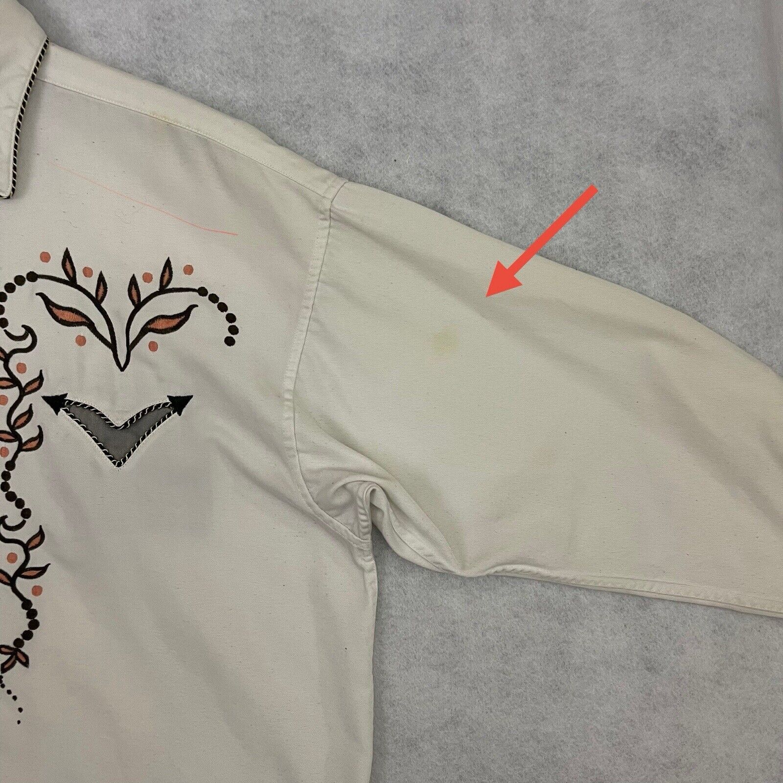 Panhandle Slim Panhandle Slim Mens Shirt Large White Embroidered Pearl Snap Size US L / EU 52-54 / 3 - 7 Thumbnail