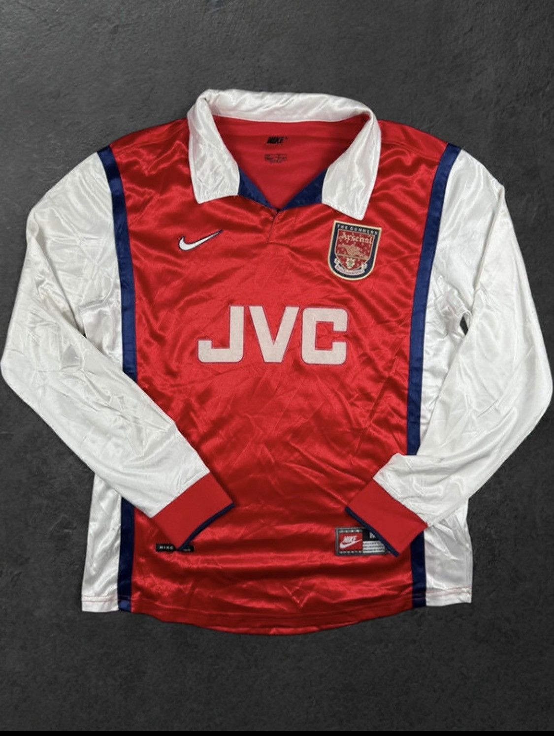 Nike Arsenal 1998 long sleeve jersey Size US M / EU 48-50 / 2 - 1 Thumbnail