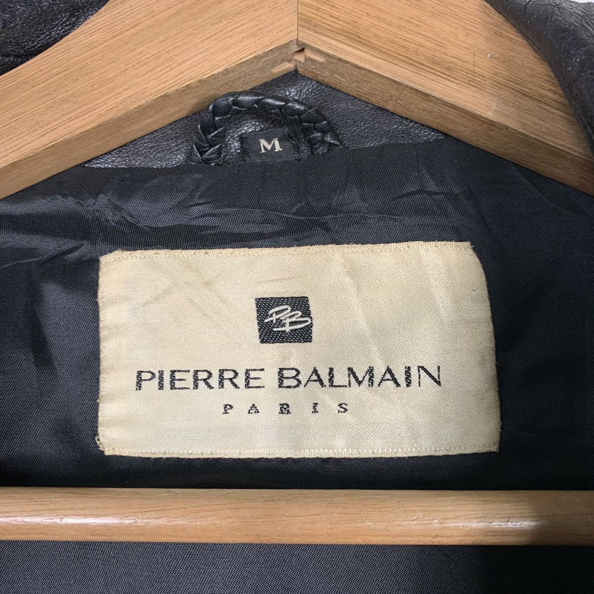 Pierre Balmain Pierre Balmain Leather Jacket Size US M / EU 48-50 / 2 - 15 Thumbnail