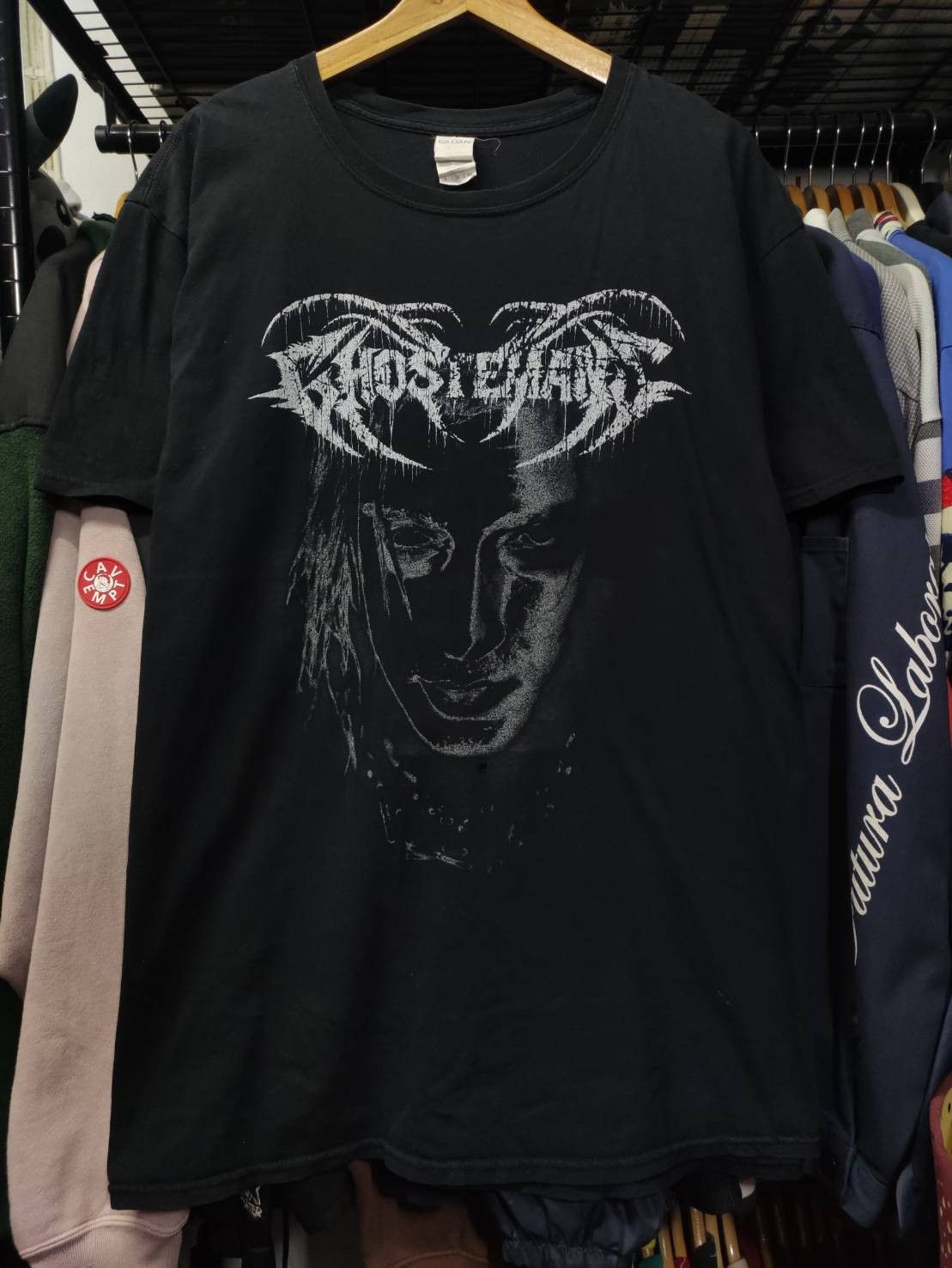 GHOSTEMANE Ghostemane Contrast Black & White Photo T-Shirt Size US XL / EU 56 / 4 - 2 Thumbnail