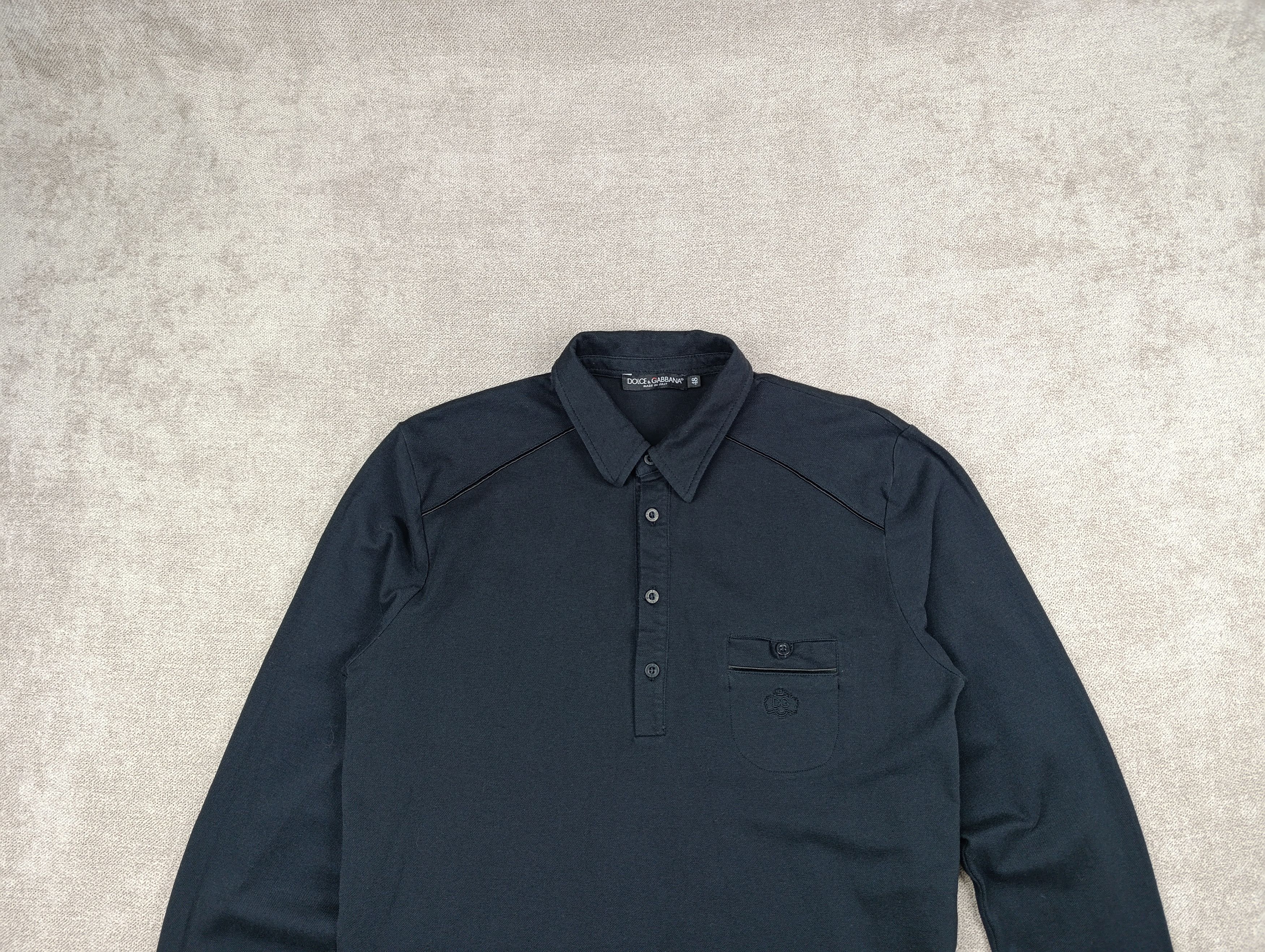 Dolce & Gabbana DOLCE GABBANA MENS COTTON LONGSLEEVE Size US M / EU 48-50 / 2 - 2 Thumbnail