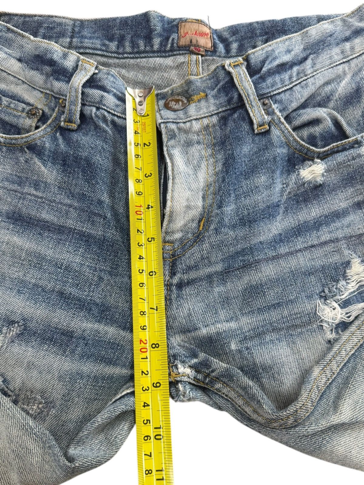 JACKROSE Vintage Jackrose Distressed Light Wash Flare Jeans Size US 29 - 17 Thumbnail