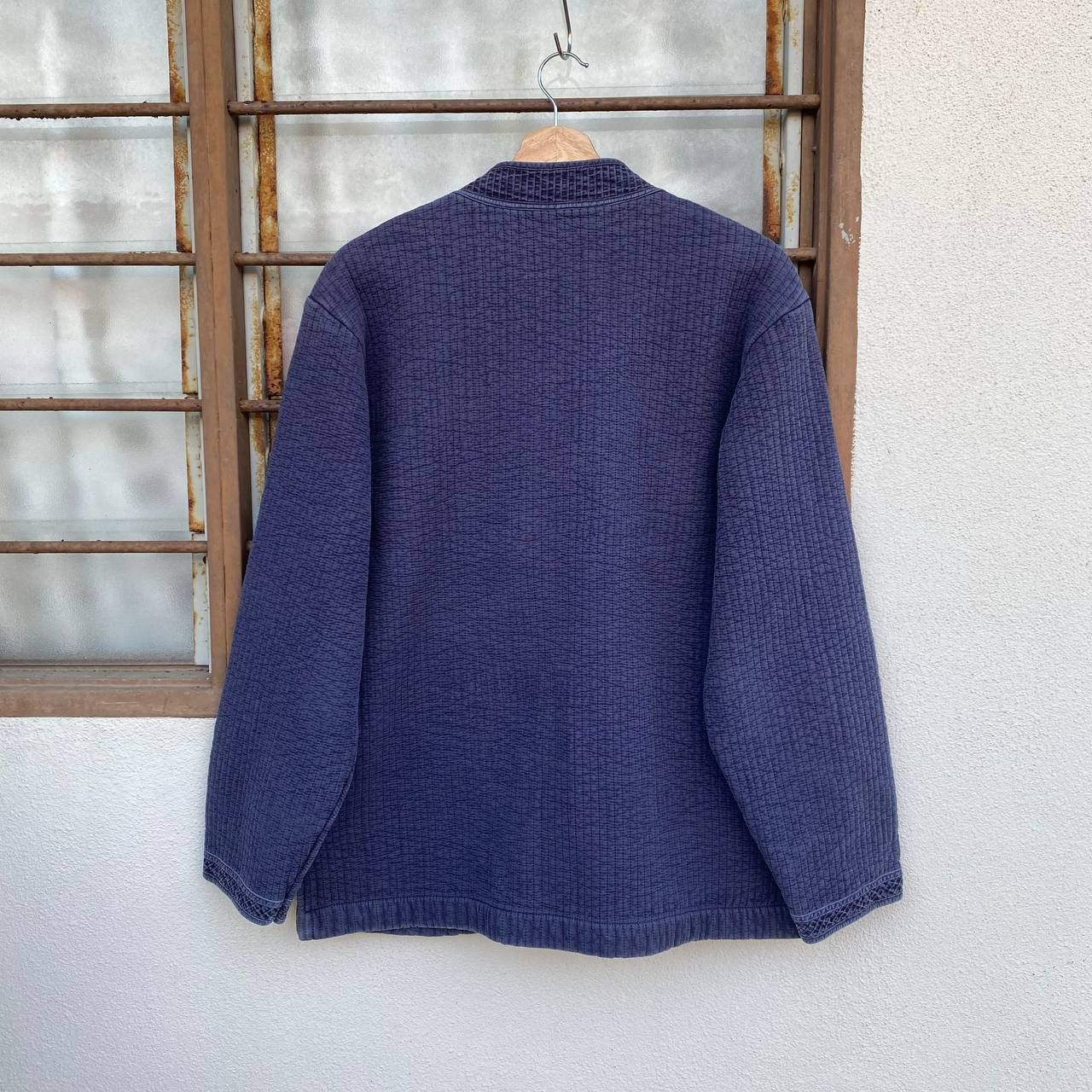 Japanese Brand 90s Vintage Japanese Indigo Blue Quilted KungFu Chore Jacket Size US L / EU 52-54 / 3 - 8 Thumbnail