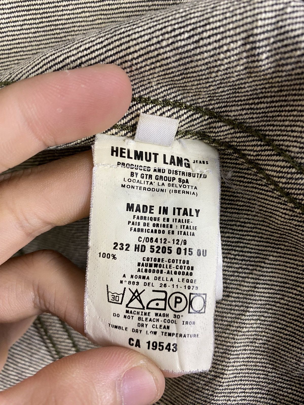 Helmut Lang Helmut Lang Classic Denim Jacket Size S / US 4 / IT 40 - 11 Thumbnail