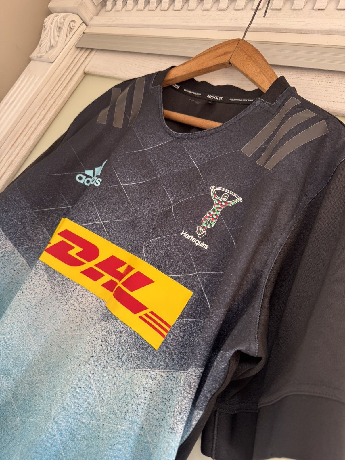 Adidas Harlequins 2020-2021 Third Rugby Jersey Adidas Kit Shirt Size US XXL / EU 58 / 5 - 6 Thumbnail