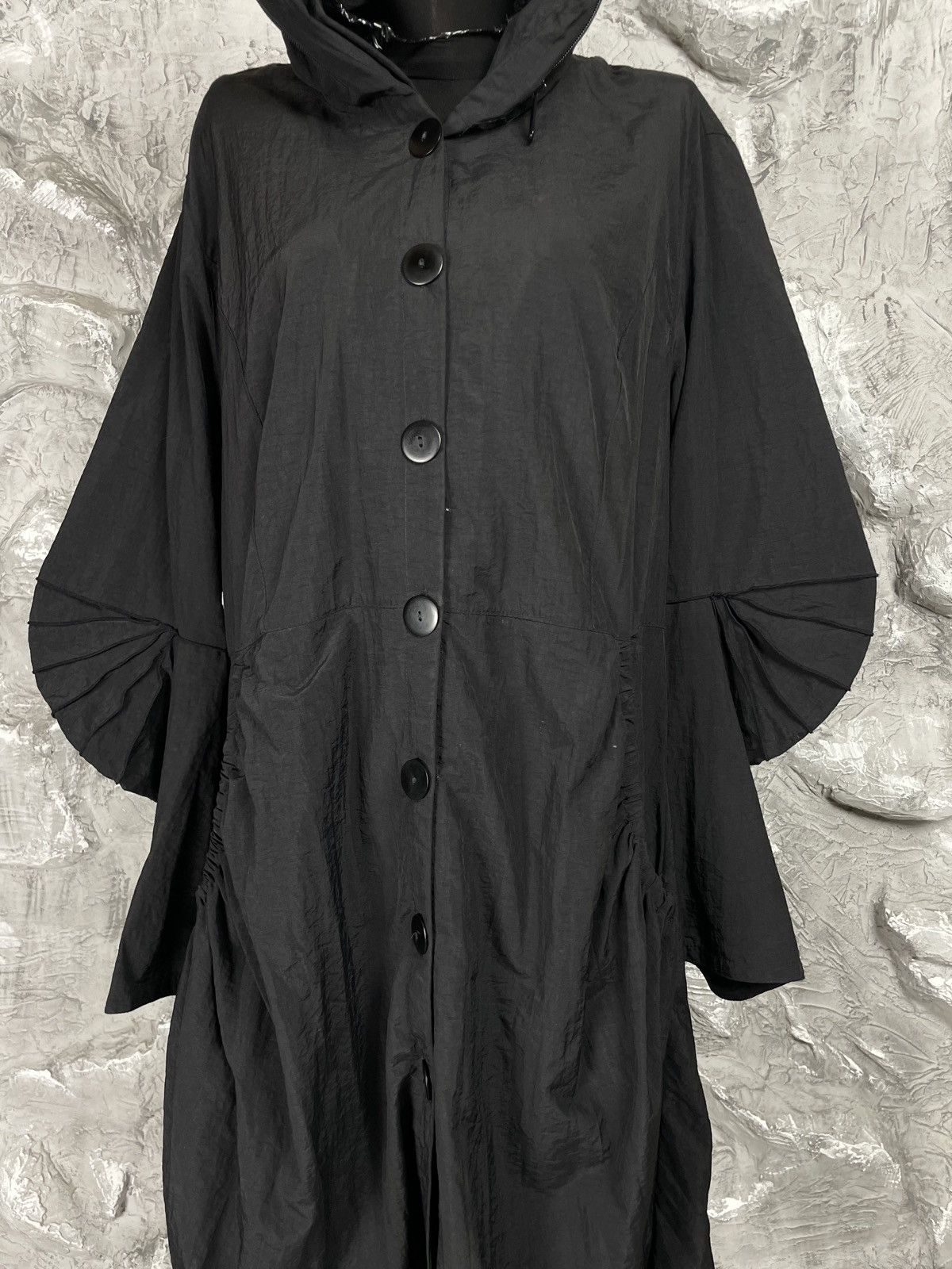 Japanese Brand × Junya Watanabe × Le Grande Bleu (L.G.B.) Vintage Nylon Coat Huge Hood Yohji Issey Miyake Archive Vibe Size US M / EU 48-50 / 2 - 8 Thumbnail