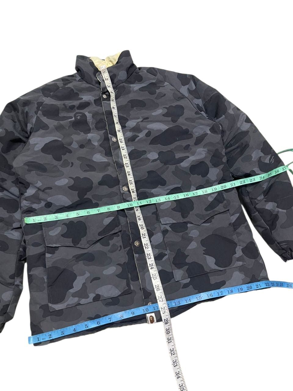 Bape A Bathing Ape Revesible Puffer Jacket Black & White Camo Size US M / EU 48-50 / 2 - 16 Thumbnail