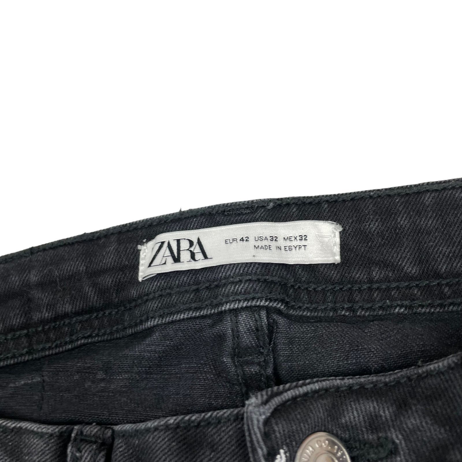 Zara Zara Men's Gray Distressed Denim Pockets Skinny Jeans 32 Size US 32 / EU 48 - 10 Thumbnail