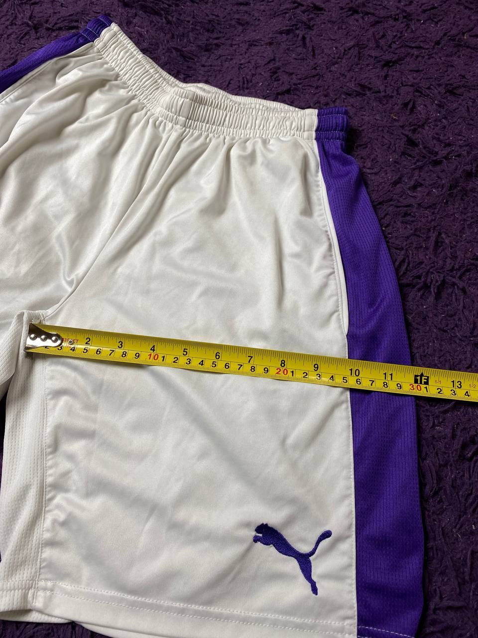Puma × Vintage Puma vintage white shorts retro big print 90s y2k Size US 32 / EU 48 - 15 Thumbnail