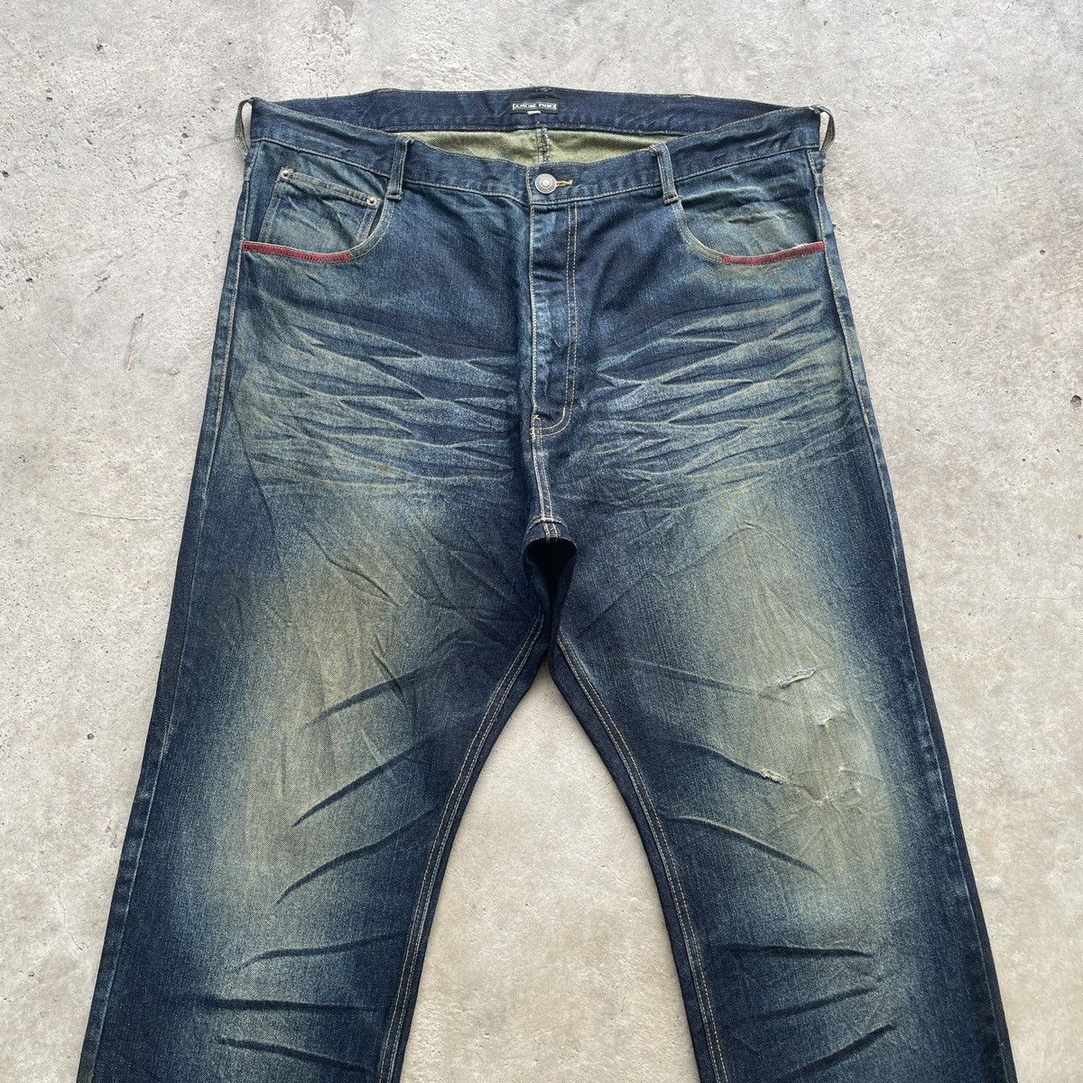 Vintage W42 Vintage Amore Puro American Rusty Distressed Jeans Pants Size US 42 / EU 58 - 3 Thumbnail