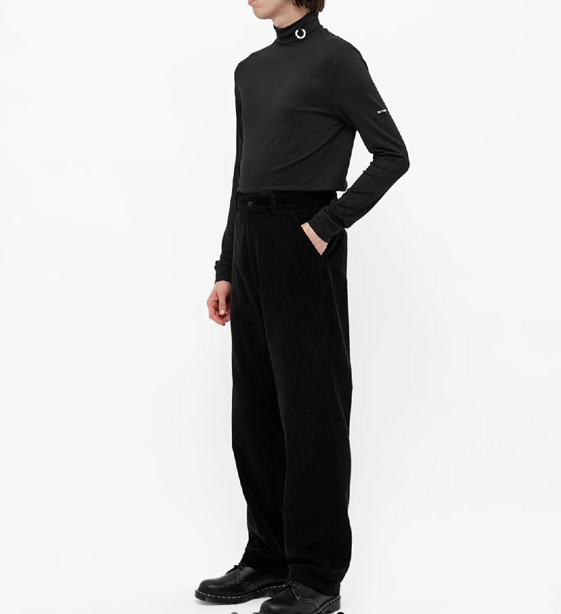 Fred Perry × Raf Simons FRED PERRY X RAF SIMONS LOGO TURTLENECK 🖤 Size US S / EU 44-46 / 1 - 6 Thumbnail