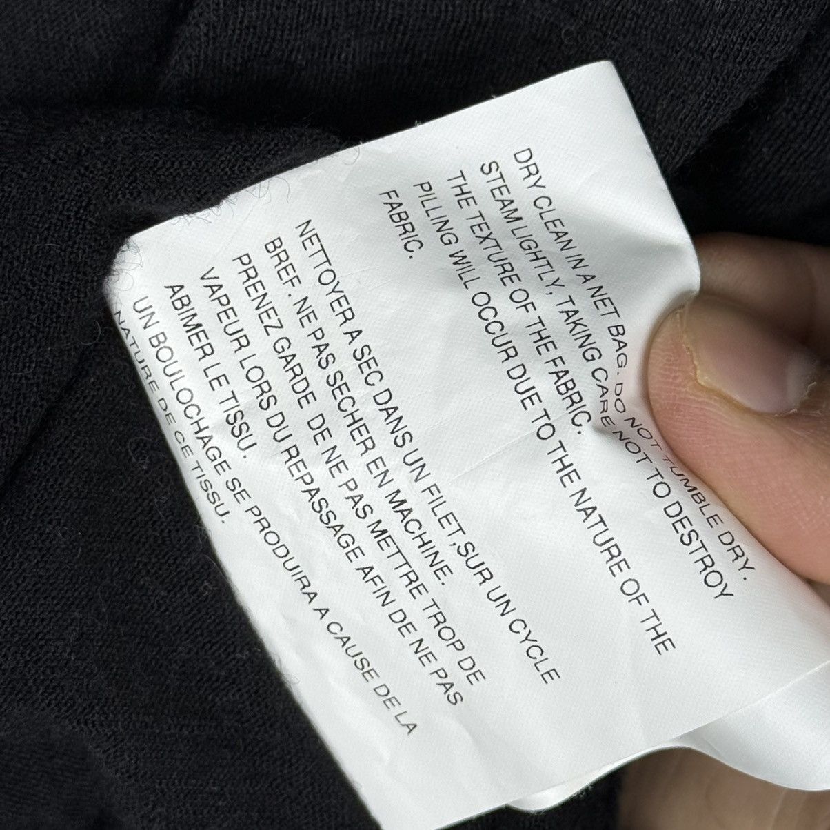 Comme des Garcons Junya Watanabe Comme Des Garcons Asymmetrical Wool Tops Size S / US 4 / IT 40 - 8 Thumbnail