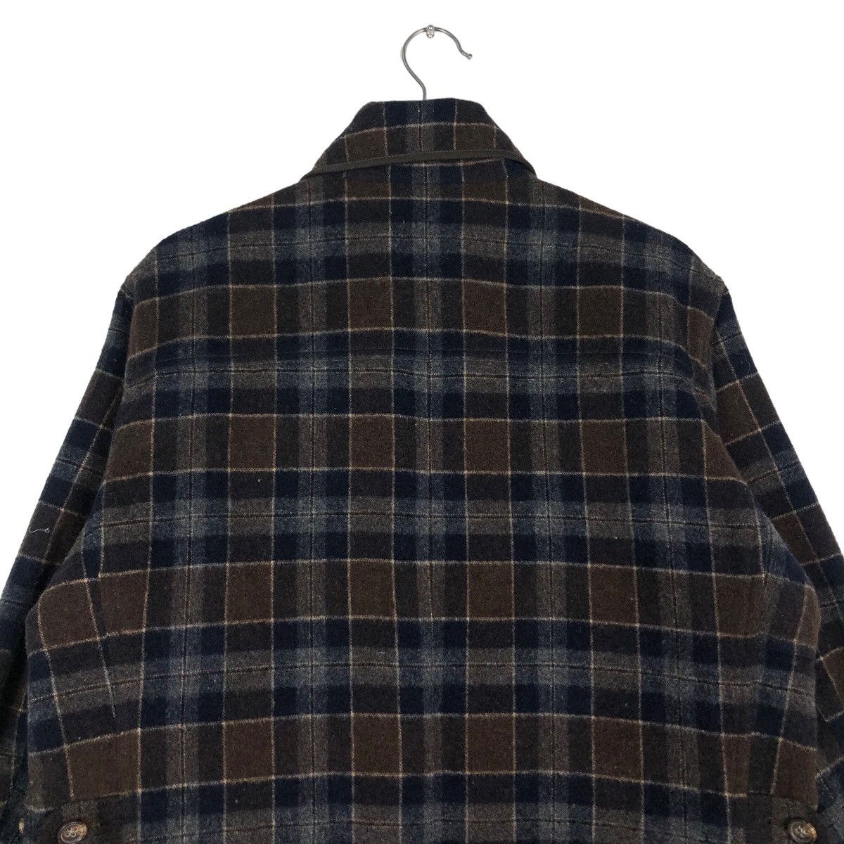 Japanese Brand 🔥Vintage Wool Jacket Simple Life Tartan Design Issey Miyake Size US L / EU 52-54 / 3 - 9 Thumbnail