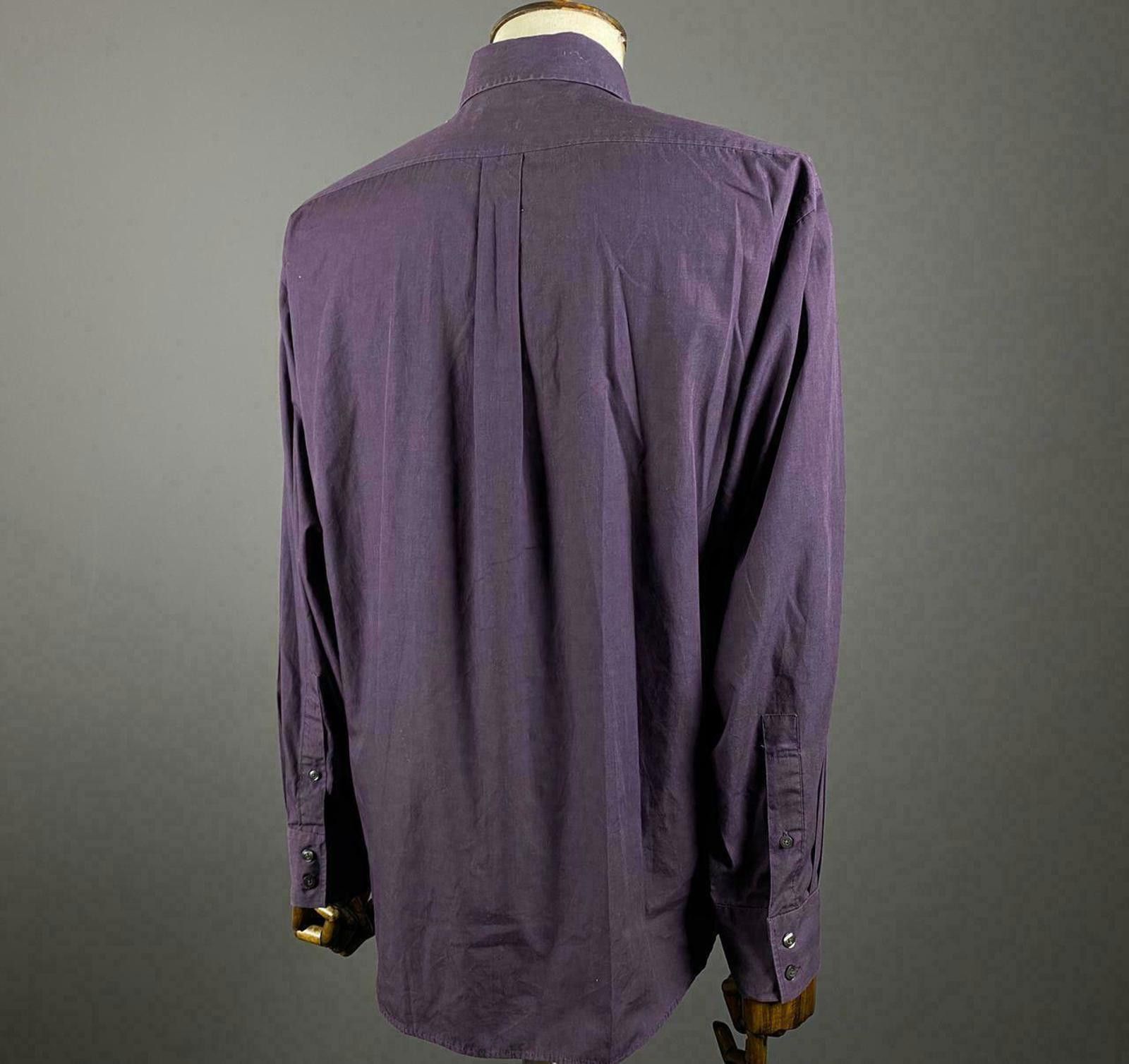 Yves Saint Laurent Vintage YSL Yves Saint Laurent Purple Dress Shirt 42 16 Size US M / EU 48-50 / 2 - 4 Thumbnail