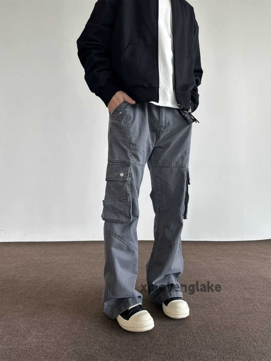 Designer × Japanese Brand × Vintage washed faded cleanfit yuppie bootcut punk cargo pants Size US 32 / EU 48 - 1 Thumbnail
