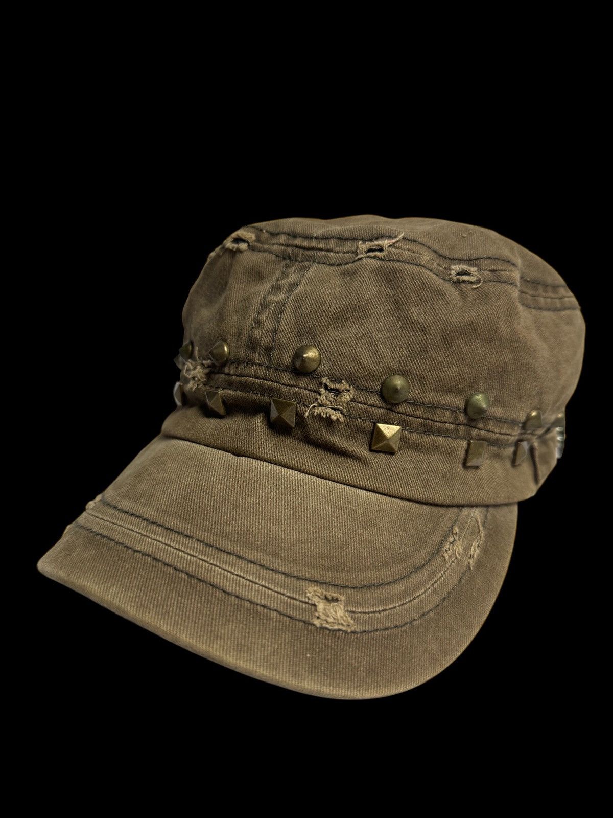 Beauty Beast × Hysteric Glamour × Japanese Brand Cadet Studded Distressed Hats Size ONE SIZE - 2 Thumbnail