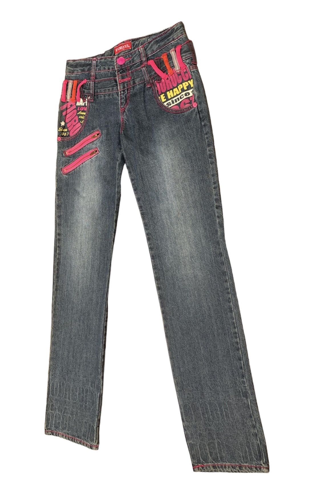 Fiorucci Rare.. Fiorucci Double Waist ZipperJean Pants Size US 28 / EU 44 - 3 Thumbnail