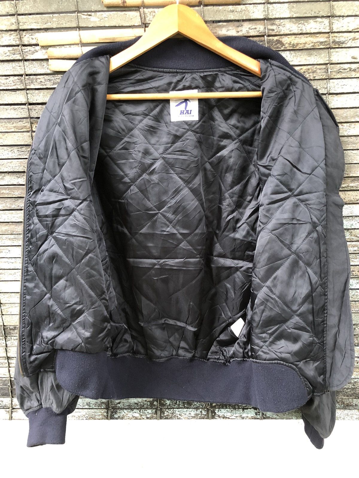 Japanese Brand 💥RARE Vintage HAI Sporting Gear Issey Miyake Bomber Jacket Size US XL / EU 56 / 4 - 10 Thumbnail