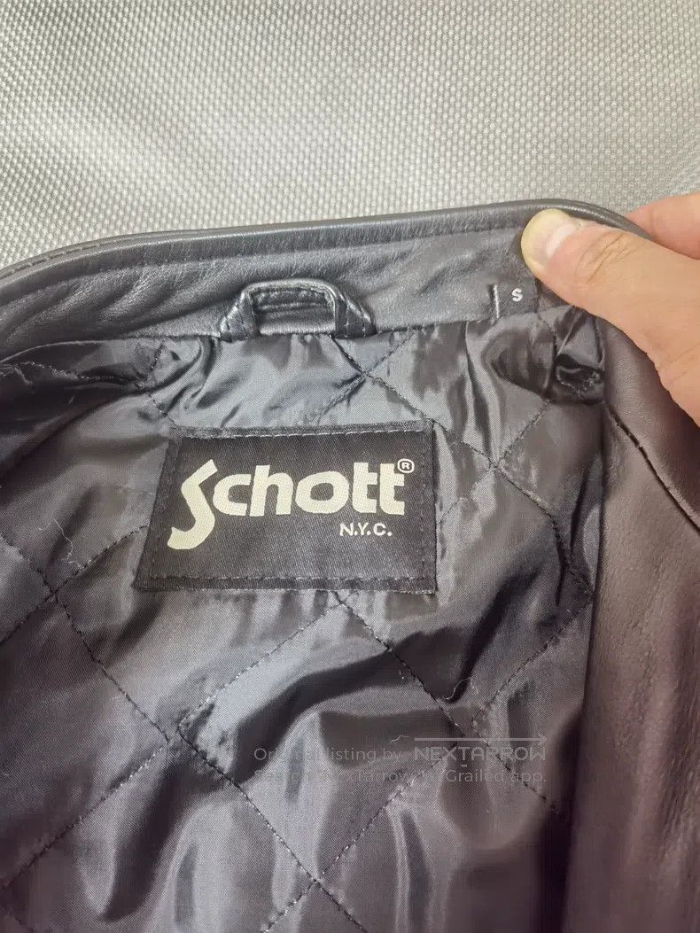 Schott Schott Black motorcycle leather jacket Size US S / EU 44-46 / 1 - 2 Thumbnail