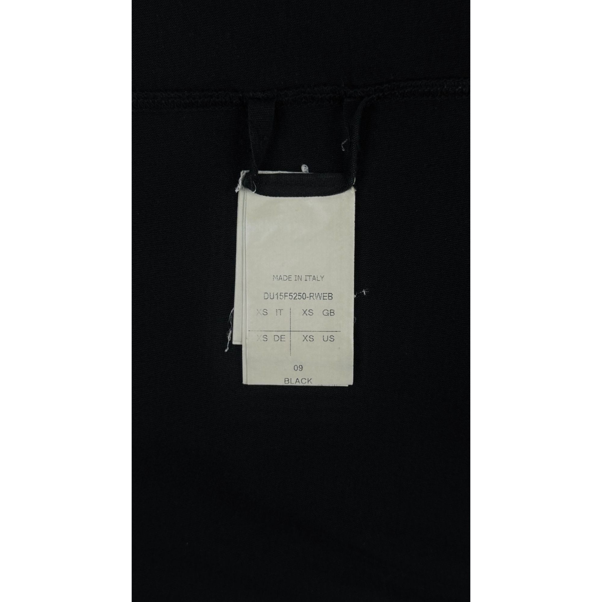 Rick Owens Drkshdw ♚ Rick Owens DRKSDHW FW15 Black T-Shirt ♚ Size US XS / EU 42 / 0 - 8 Thumbnail