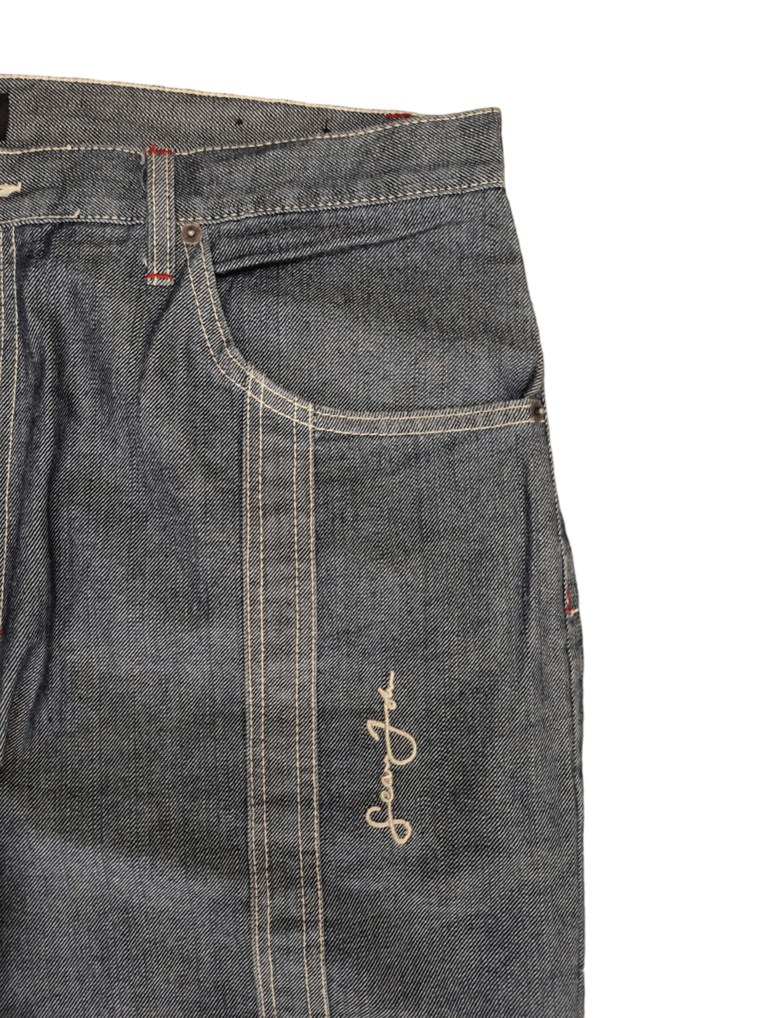 Sean John Sean John Embroidered Wide Leg Denim Y2k Jnco Baggy Jeans Size US 38 / EU 54 - 4 Thumbnail