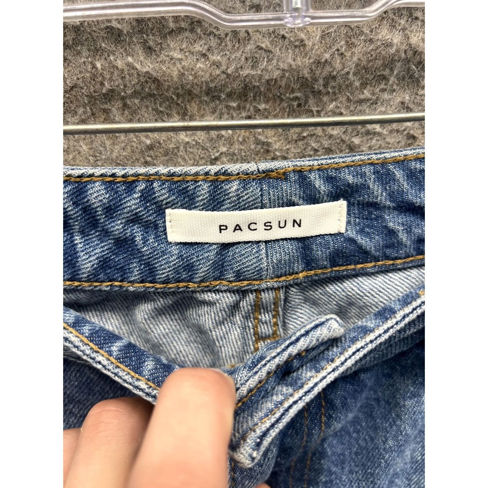 Pacsun PacSun Mom Jean Jeans Womens 28 Blue Medium Wash High Rise Relaxed Denim Pants Size 28" / US 6 / IT 42 - 3 Thumbnail