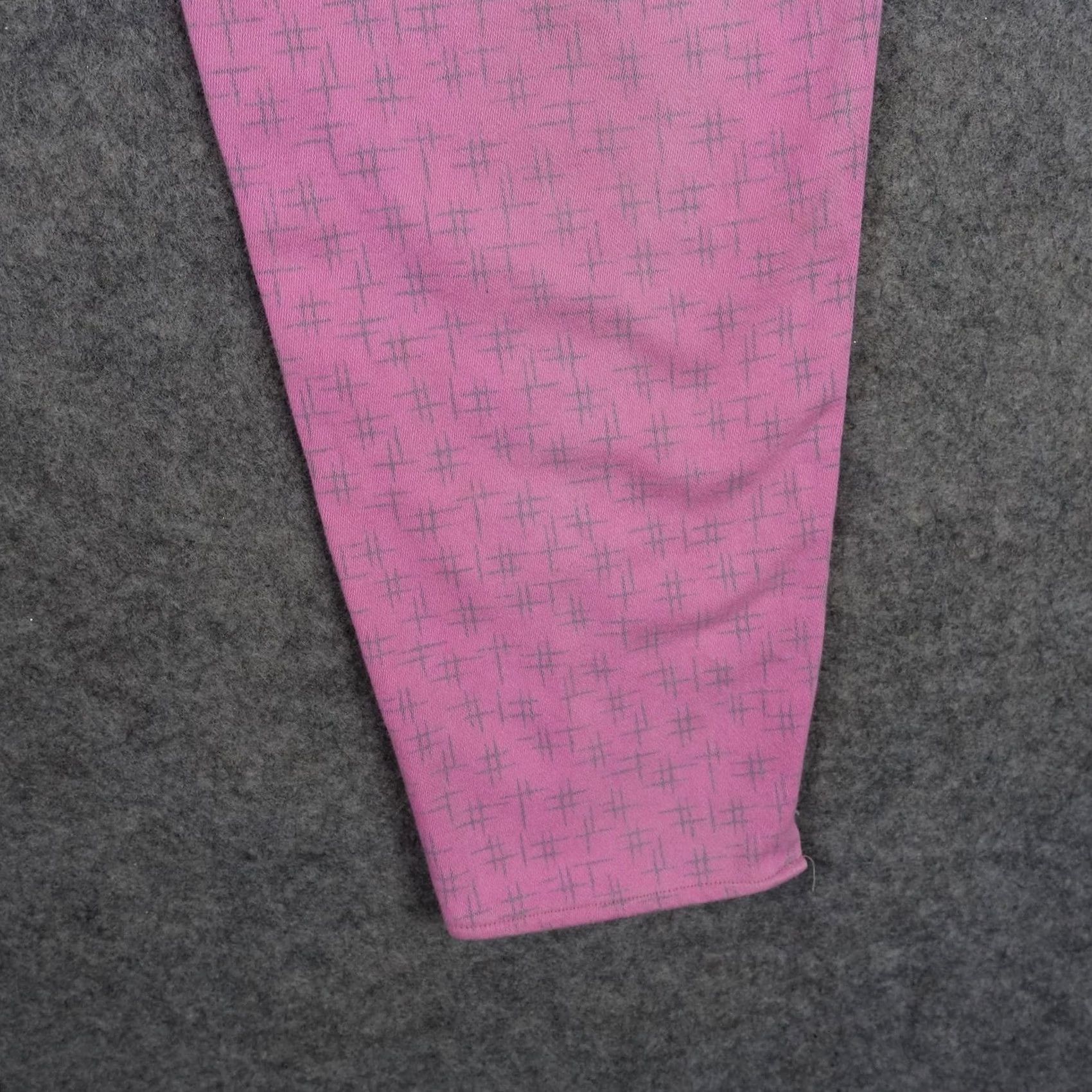 Guess VINTAGE GUESS Jeans Womens 30 Pink High Rise Tapered Made USA 80s Cross Slim Ankle Pockets Size 30" / US 8 / IT 44 - 7 Thumbnail