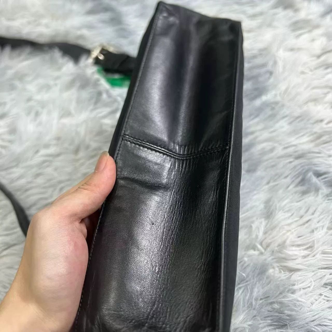 Prada Prada Triangle Logo Shoulder Bag Size 30 - 4 Thumbnail