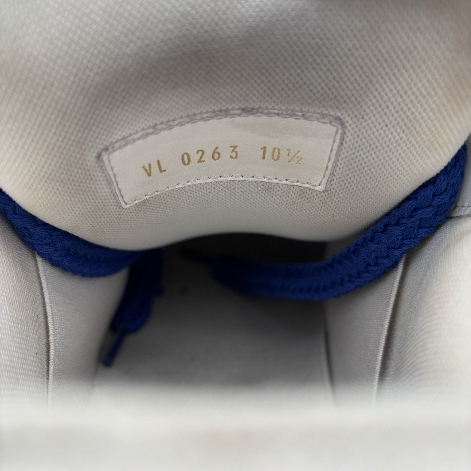 Louis Vuitton (11.5-12 US) Louis Vuitton Maxi ' Blue White ' Size US 12 / EU 45 - 20 Thumbnail