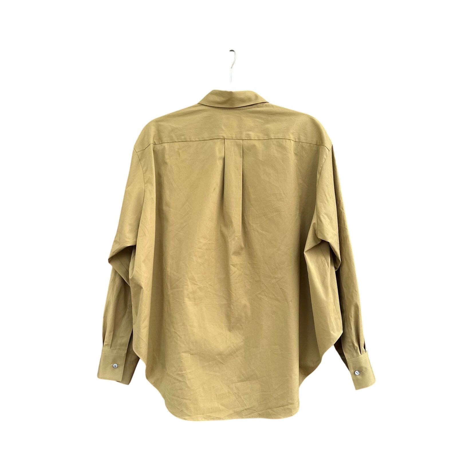Longchamp Longchamp Popelin Blouse Shirt in Olive Size S / US 4 / IT 40 - 3 Thumbnail