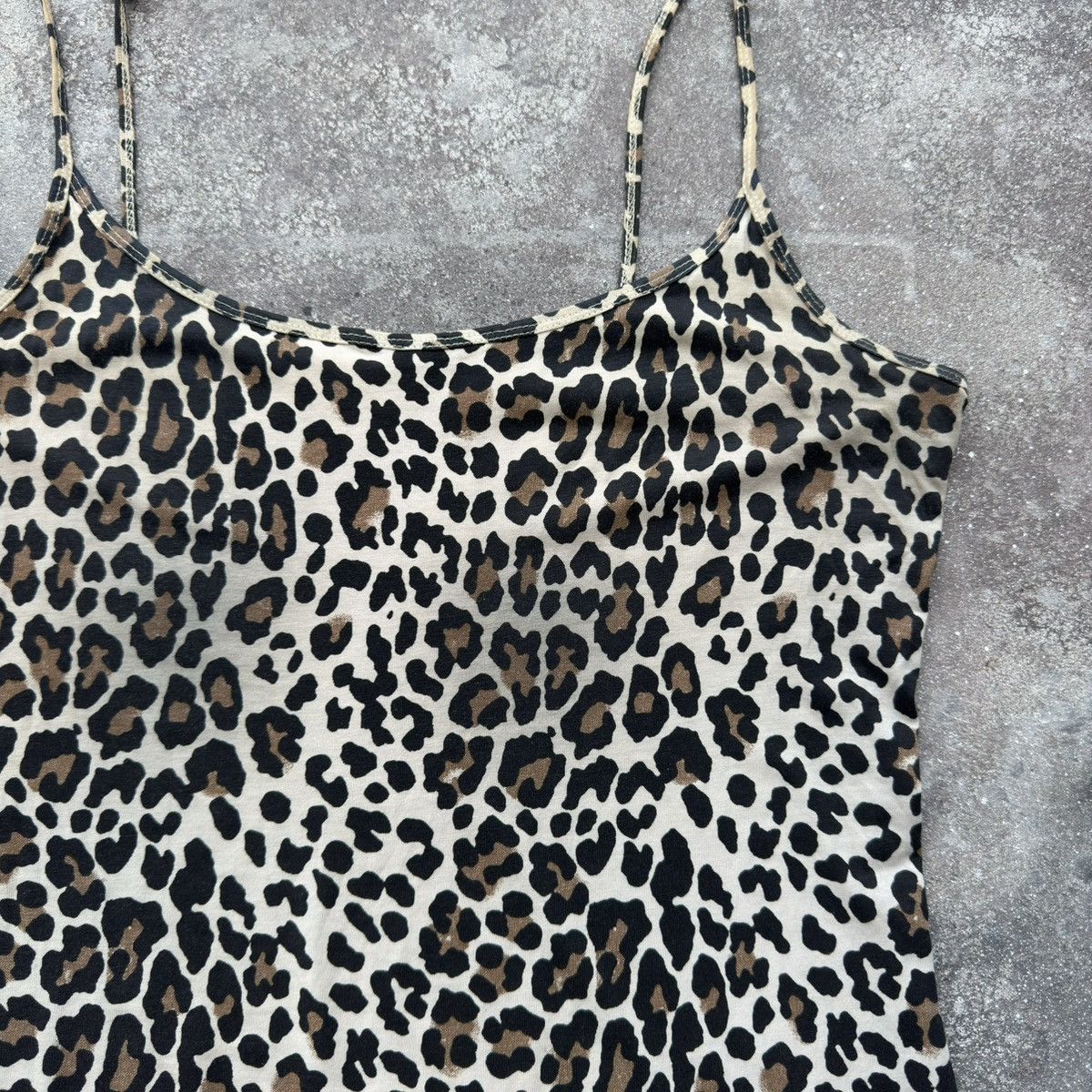 20471120 × Hysteric Glamour × Japanese Brand Y2K Sexy Leopard Vintage Tank Top Size XL / US 12-14 / IT 48-50 - 5 Thumbnail