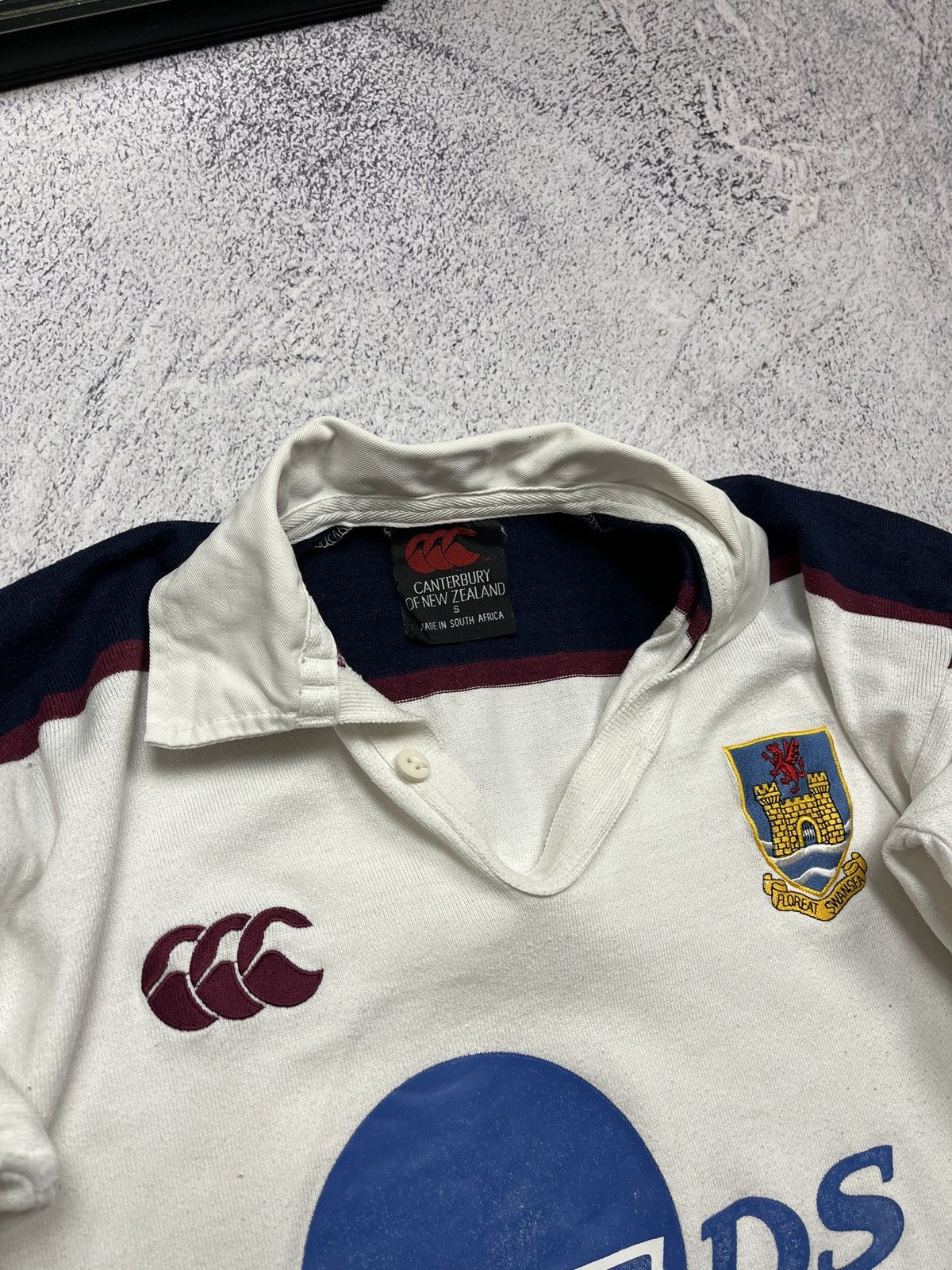 Canterbury of New Zealand Vintage Canterbury Swansea Rugby Shirt Jersey Long Sleeve Size US S / EU 44-46 / 1 - 9 Thumbnail