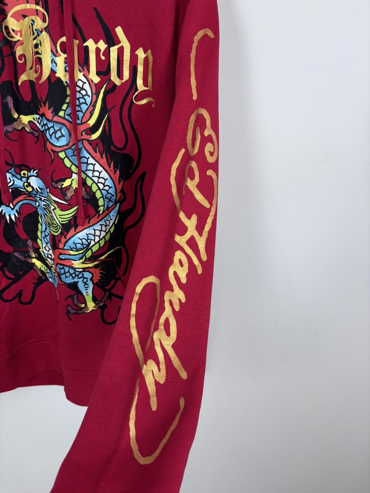 Ed Hardy Ed Hardy NWT Men’s Y2K Red Big Dragon Tattoo Logo Hoodie Size US L / EU 52-54 / 3 - 13 Thumbnail