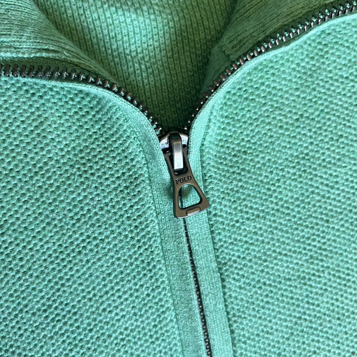 Polo Ralph Lauren Polo Ralph Lauren Pima Cotton 1/4 Quarter Zip Green Sweater Size US L / EU 52-54 / 3 - 5 Thumbnail