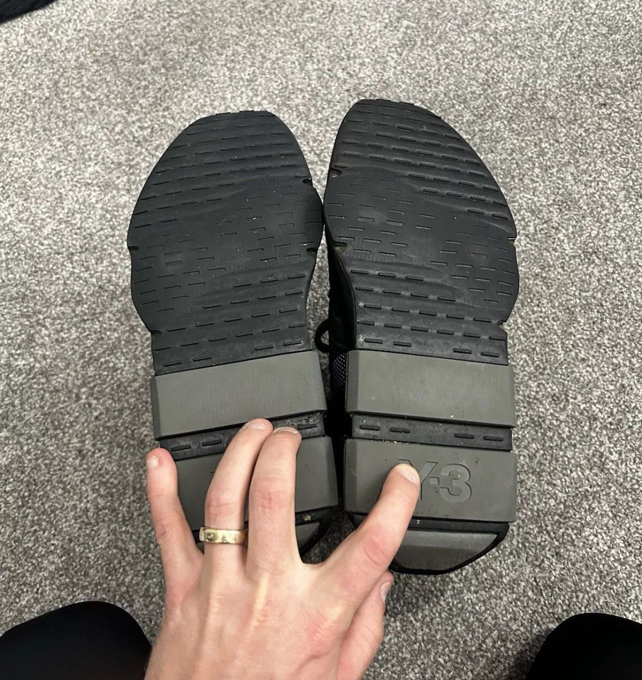 Adidas Y-3 Yohji Yamamoto Adidas High Top Sneakers In Black. Size 8 Size US 8 / EU 41 - 8 Thumbnail
