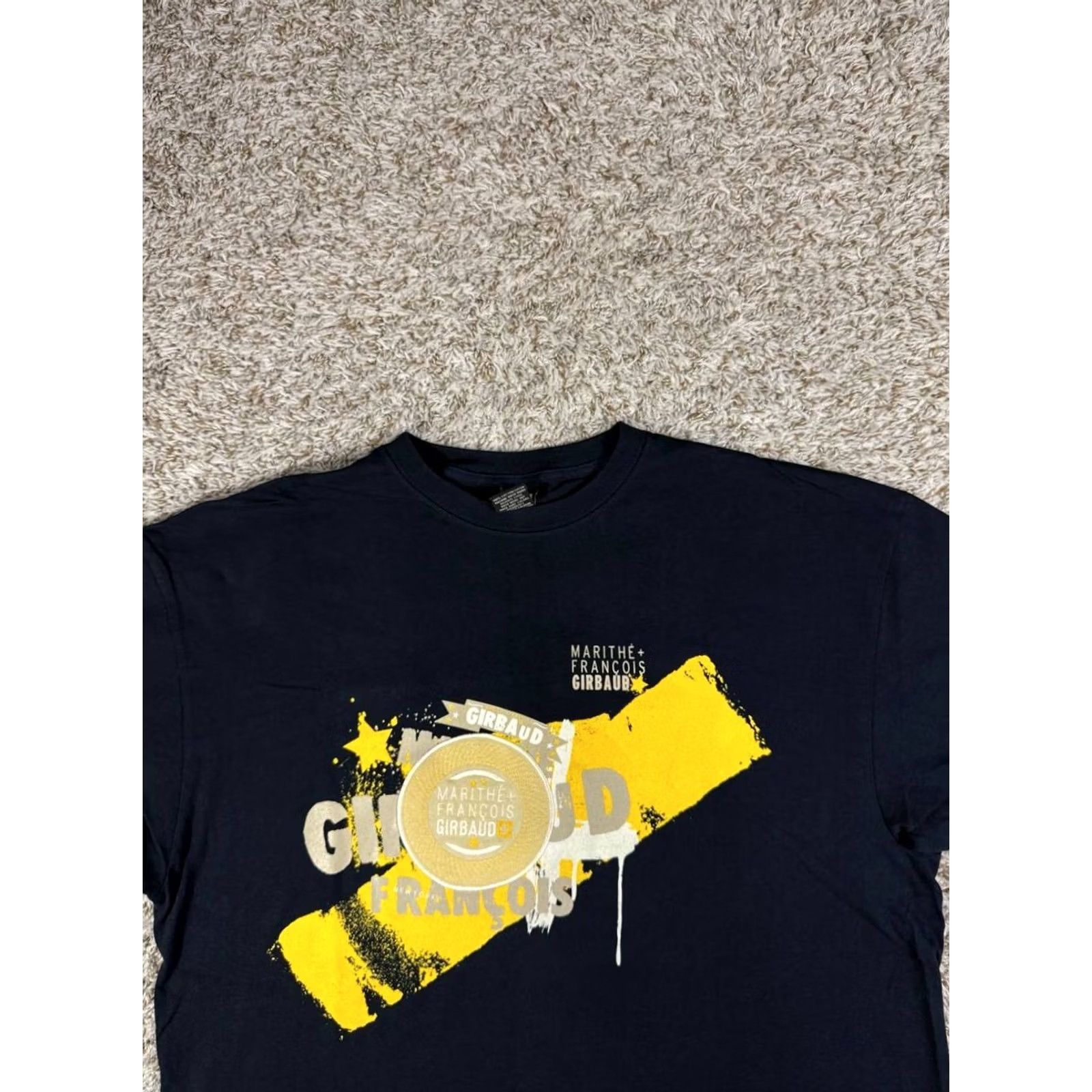 Vintage VINTAGE Marithe Francois Girbaud T-Shirt Logo Cotton Crew Neck Short Sleeve XXL Navy Paint Splash Hip Hop Skate Men US 2XL Size US XXL / EU 58 / 5 - 2 Thumbnail